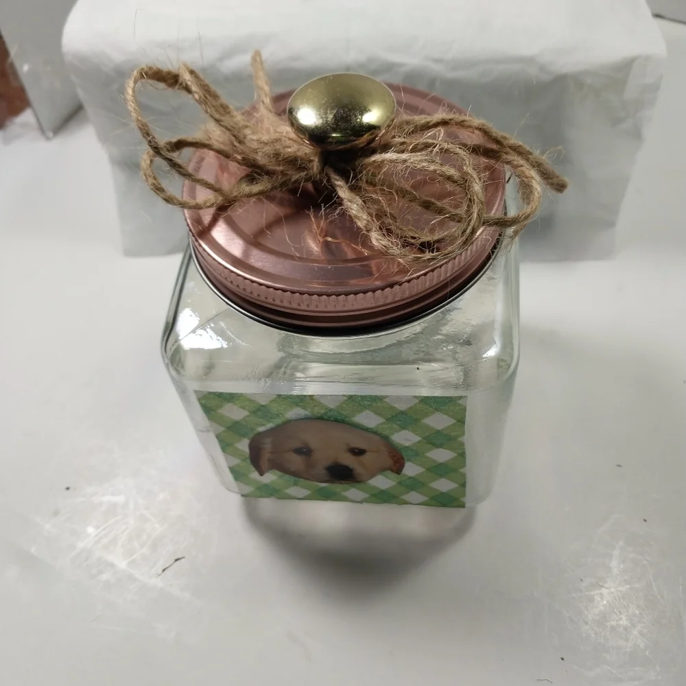 Golden Retriever Treat Jar